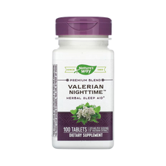 Nature's Way, Premium Blend, Valerian Nighttime, 100 Tablets