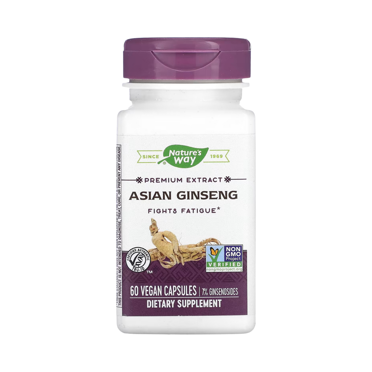 Nature's Way, Asian Ginseng, 60 Capsules