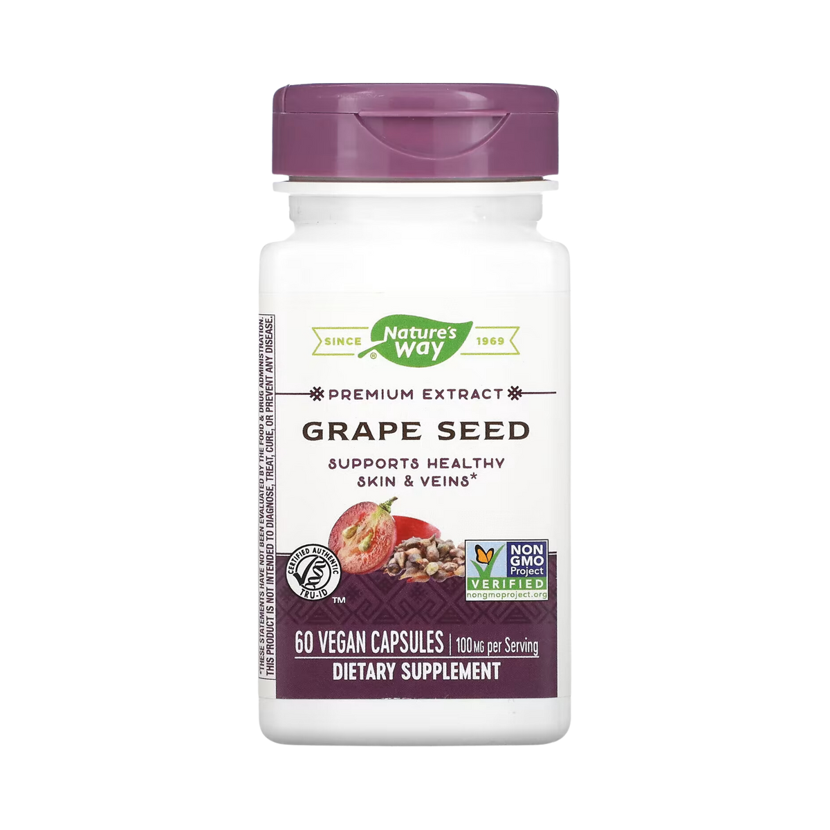 Nature's Way, Grape Seed, 60 Capsules