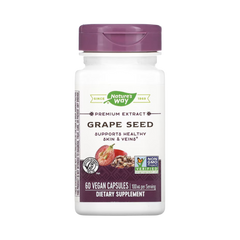 Nature's Way, Grape Seed, 60 Capsules