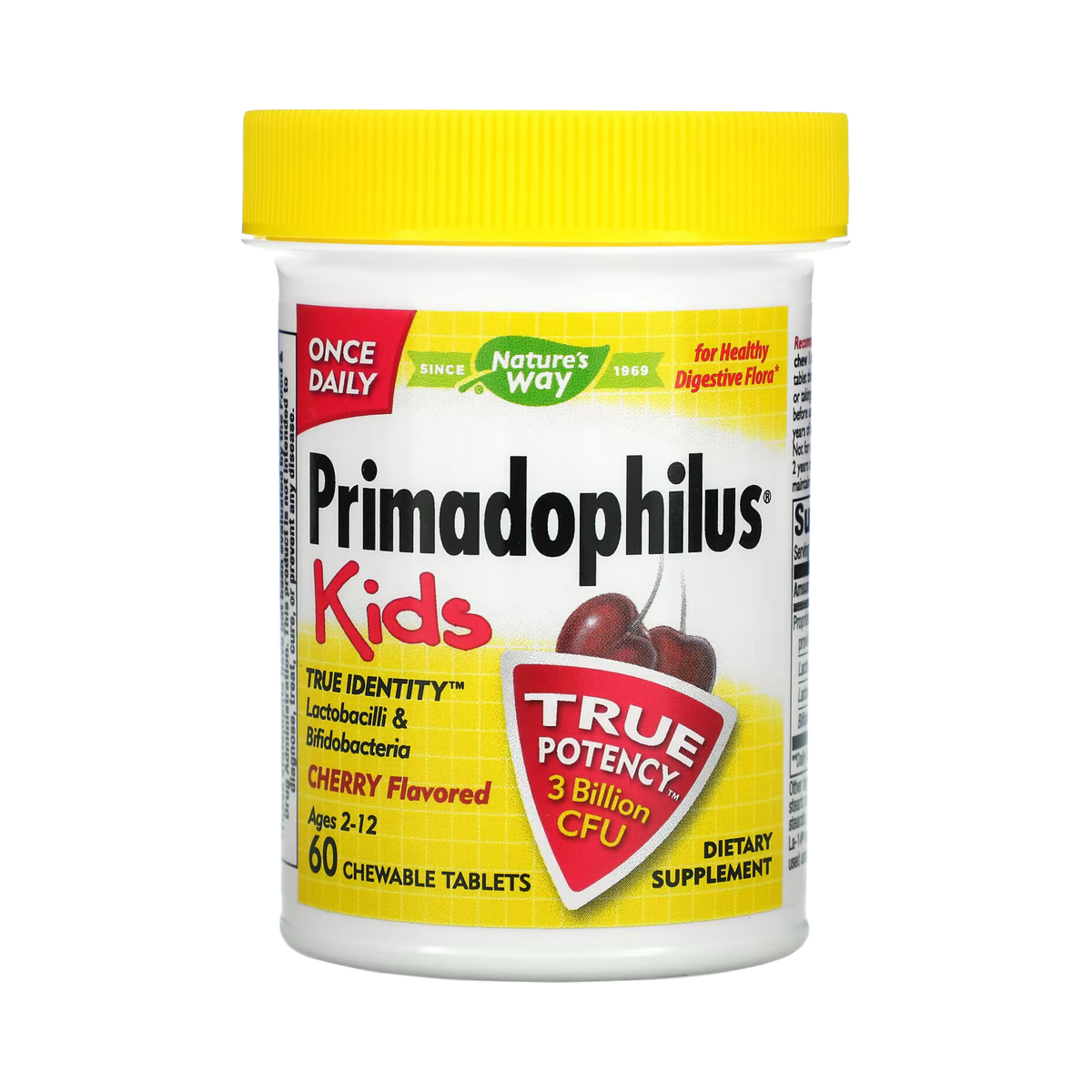 Nature's Way, Primadophilus Kids Probiotic, 60 Chewables