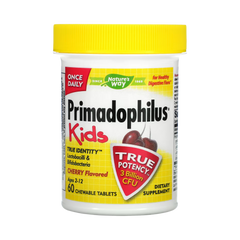 Nature's Way, Primadophilus Kids Probiotic, 60 Chewables