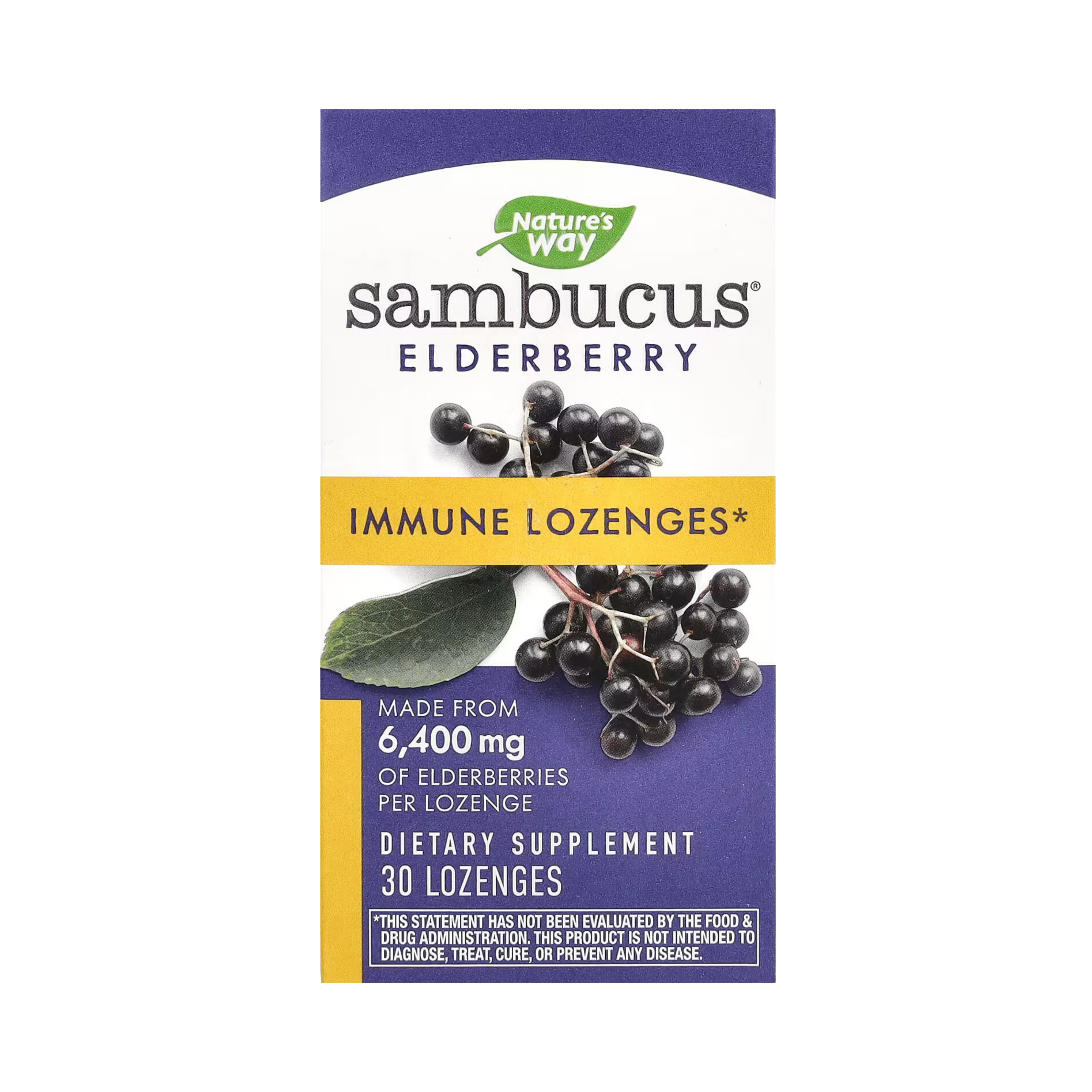 Nature's Way, Sambucus Immune Lozenges, 30 Lozenges