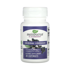 Nature's Way, Sambucus Elderberry, Original Lozenges, 30 Lozenges