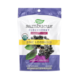 Nature's Way, Organic Sambucus Zinc Lozenges, 24 Lozenges