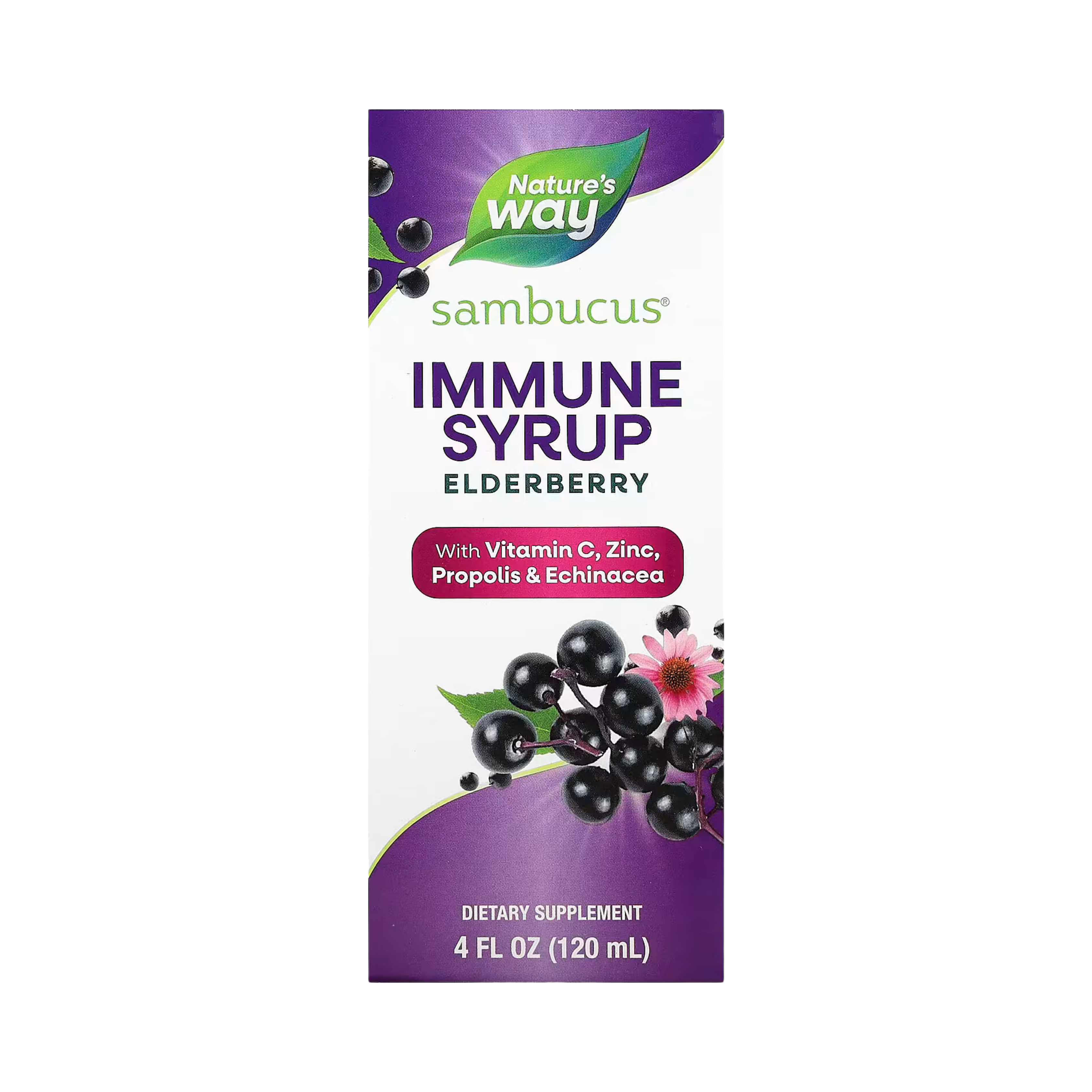 Nature's Way, Sambucus Immune Syrup, 4 Oz