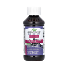 Nature's Way, Sambucus NightTime Syrup, 4 Oz