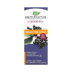 Nature's Way, Sambucus Sugar-Free Syrup, 4 Oz