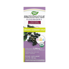 Nature's Way, Organic Sambucus Syrup for Kids, 4 Oz