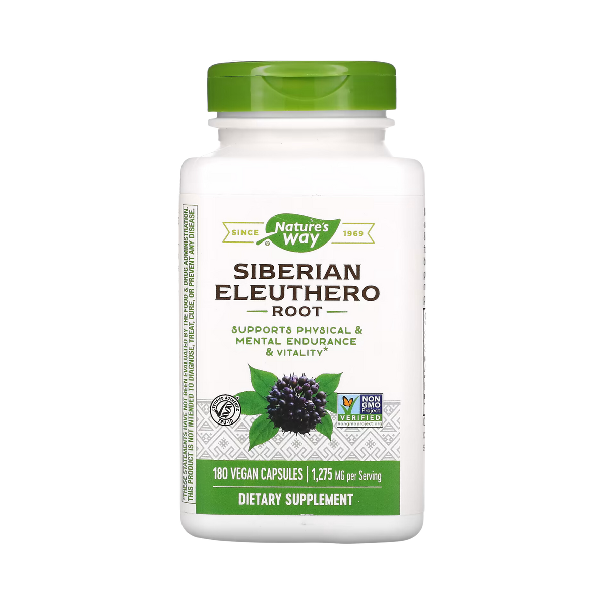 Nature's Way, Siberian Eleuthero Root, 180 Capsules