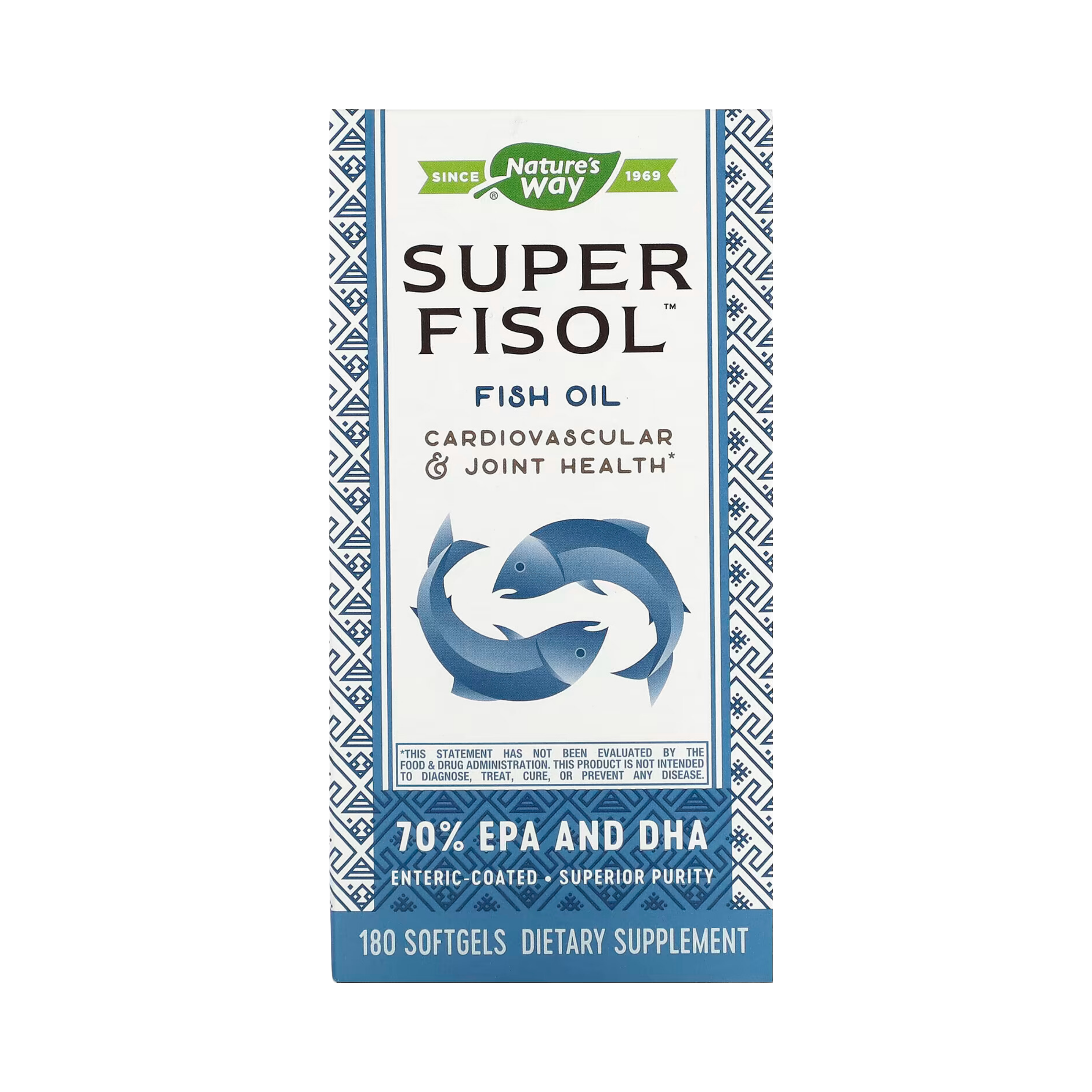 Nature's Way, Super Fisol Fish Oil, 180 Softgels