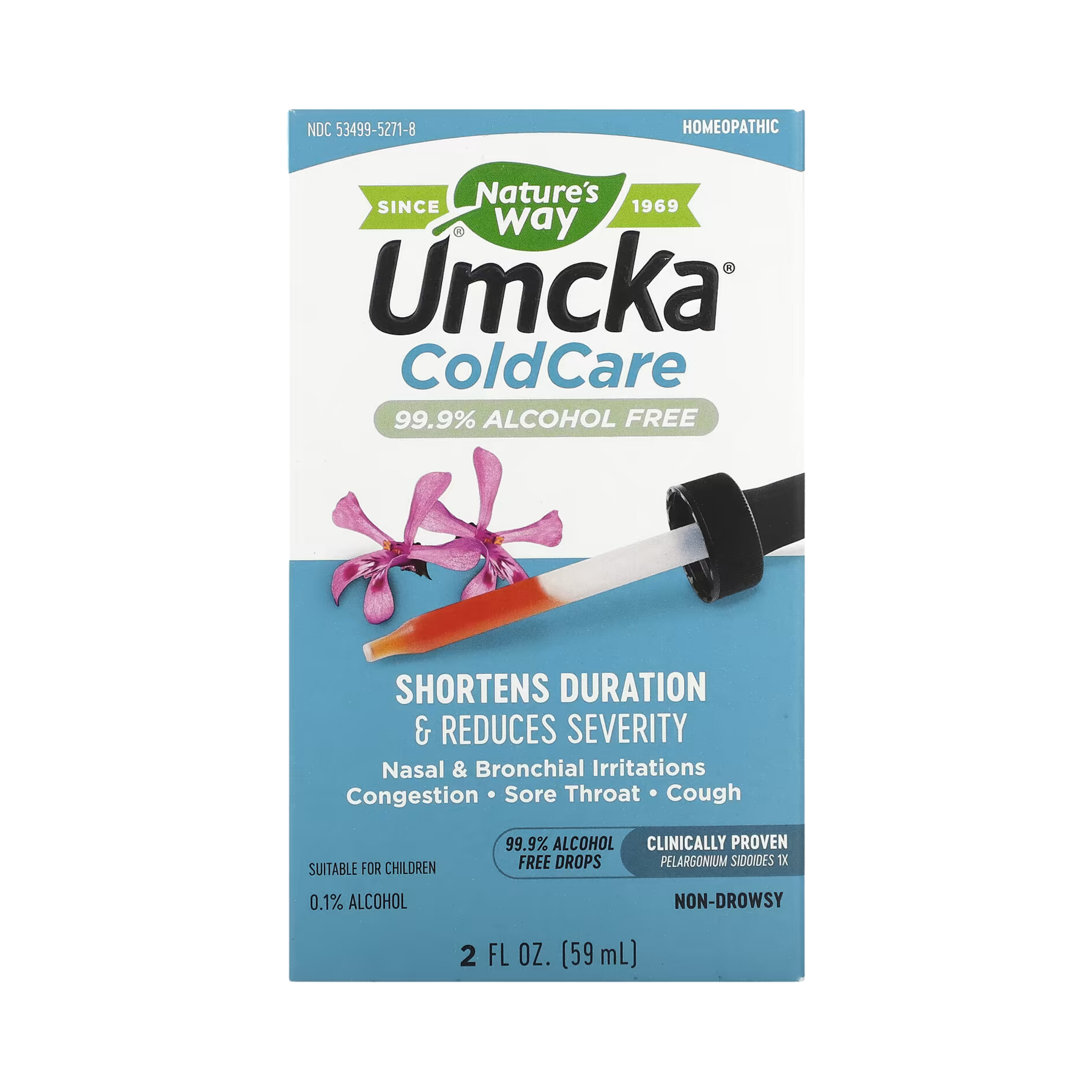 Nature's Way, Umcka ColdCare Alcohol-Free Drops, 1 Fl Oz