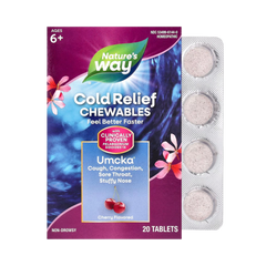 Nature's Way, Umcka ColdCare - Cherry, 20 Chewable Tablets