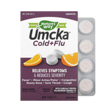 Nature's Way, Umcka Cold+Flu Chewables-Orange, 20 Tablets