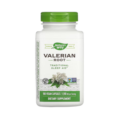 Nature's Way, Valerian Root, 1,590 Mg, 180 Vegan Capsules