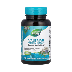 Nature's Way, Valerian, Premium Extract, 220 Mg, 90 Vegan Capsules