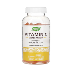 Nature's Way, Vitamin C Gummies, Orange, 250 Mg, 120 Gummies