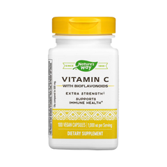 Nature's Way, Vitamin C With Bioflavonoids, Extra Strength, 1,000 Mg, 100 Vegan Capsules