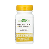 Nature's Way, Vitamin C With Rose Hips, 100 Capsules