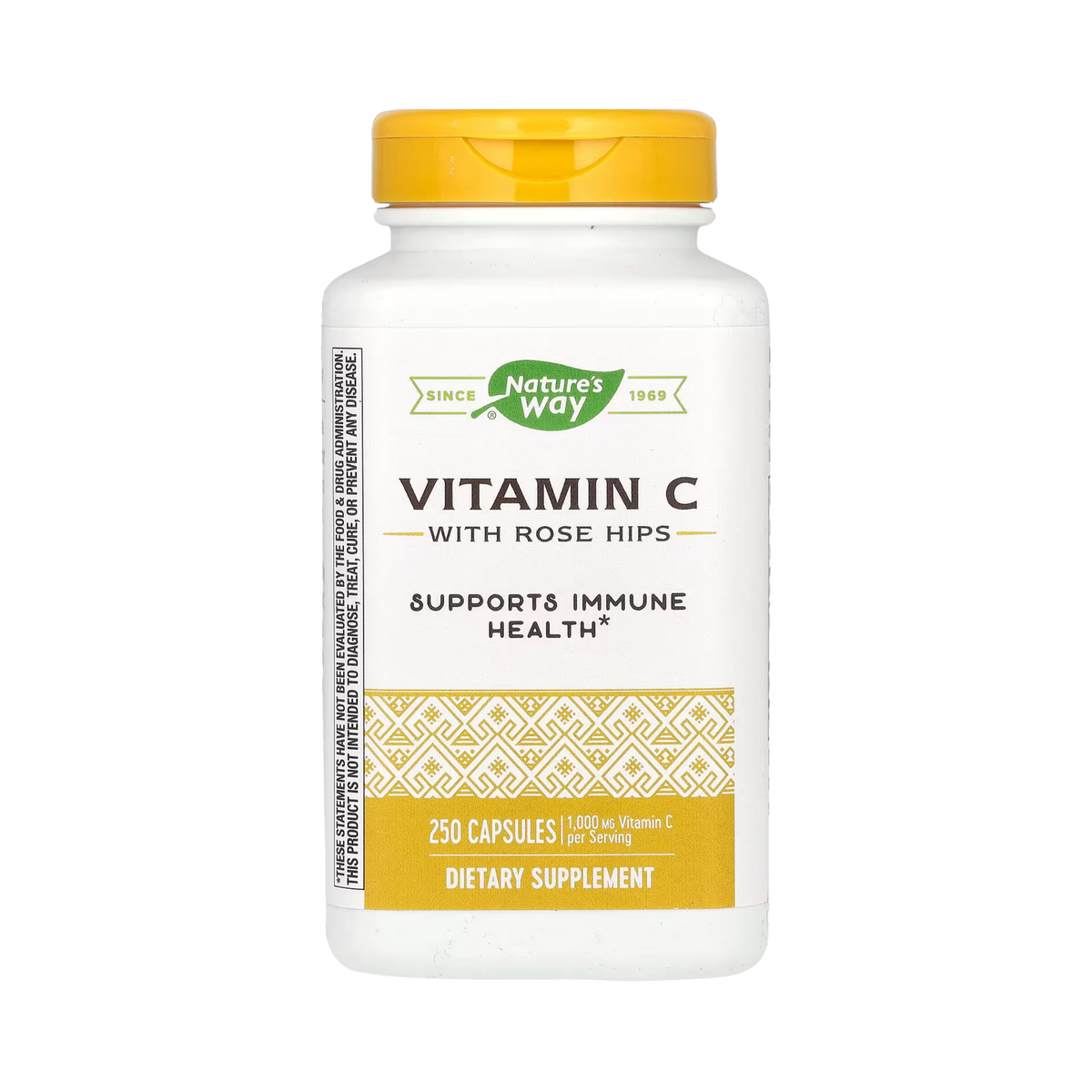 Nature's Way, Vitamin C with Rose Hips, 1,000 Mg, 250 Capsules