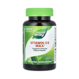 Nature's Way, Vitamin D3 Max, 125 Mcg 5,000 IU, 240 Softgels