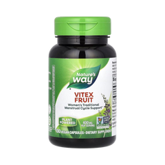 Nature's Way, Vitex Fruit, 400 Mg, 100 Vegan Capsules