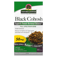 Nature's Answer, Black Cohosh, 90 Vegetarian Capsules