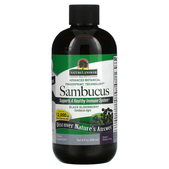 Nature's Answer -  Sambucus, Black Elderberry,  8 oz