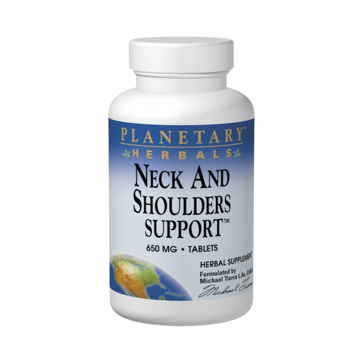 Planetary Herbals, Neck and Shoulders Support, 120 Tablets