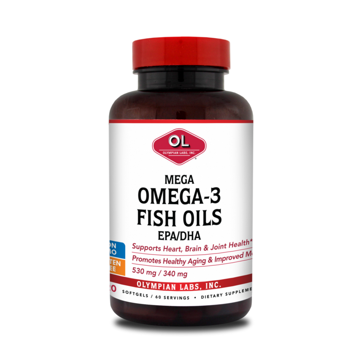 Olympian Labs, Omega 3 Fish Oil, 120 Softgels