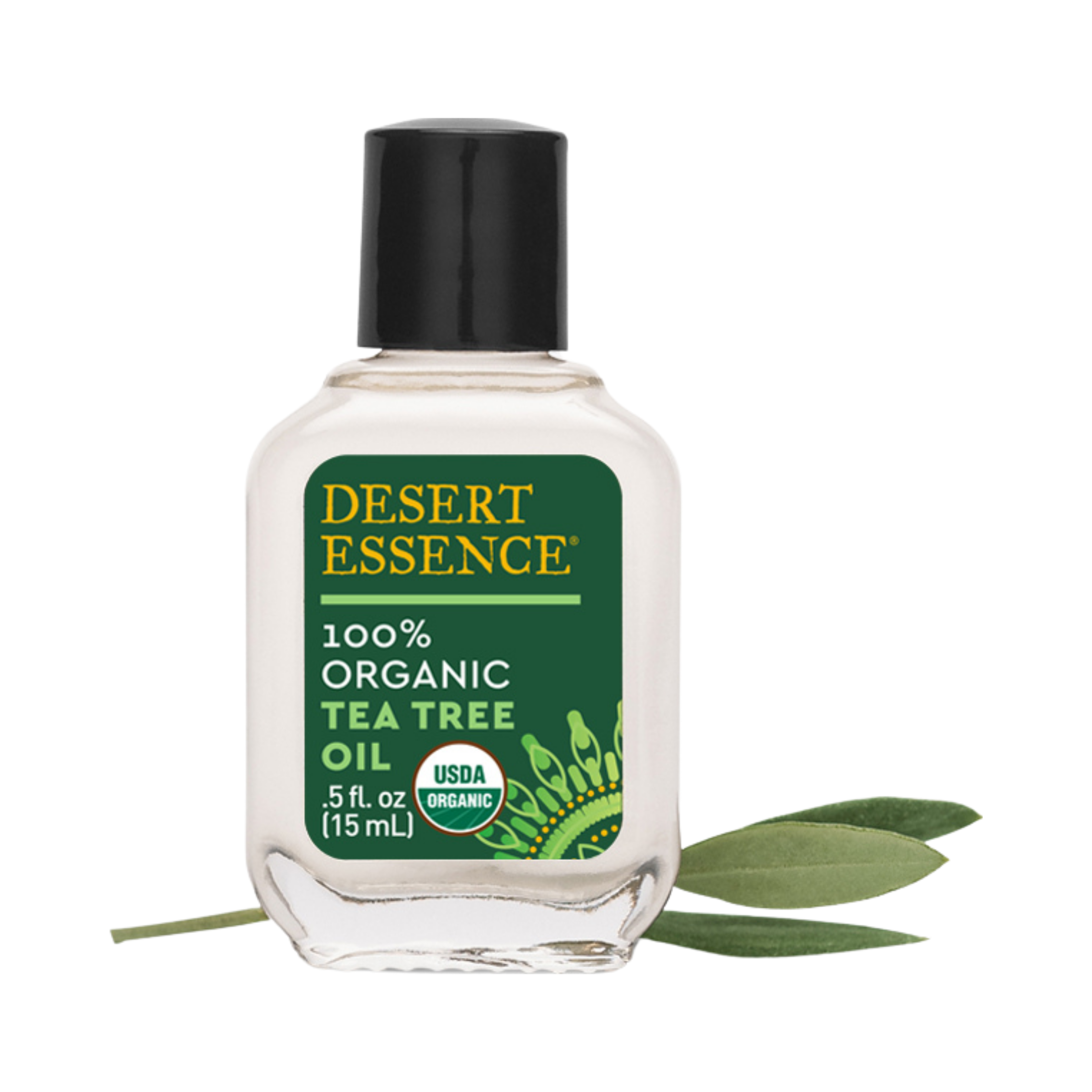 Desert Essence, Organic Tea Tree Oil, 0.5 Fl Oz