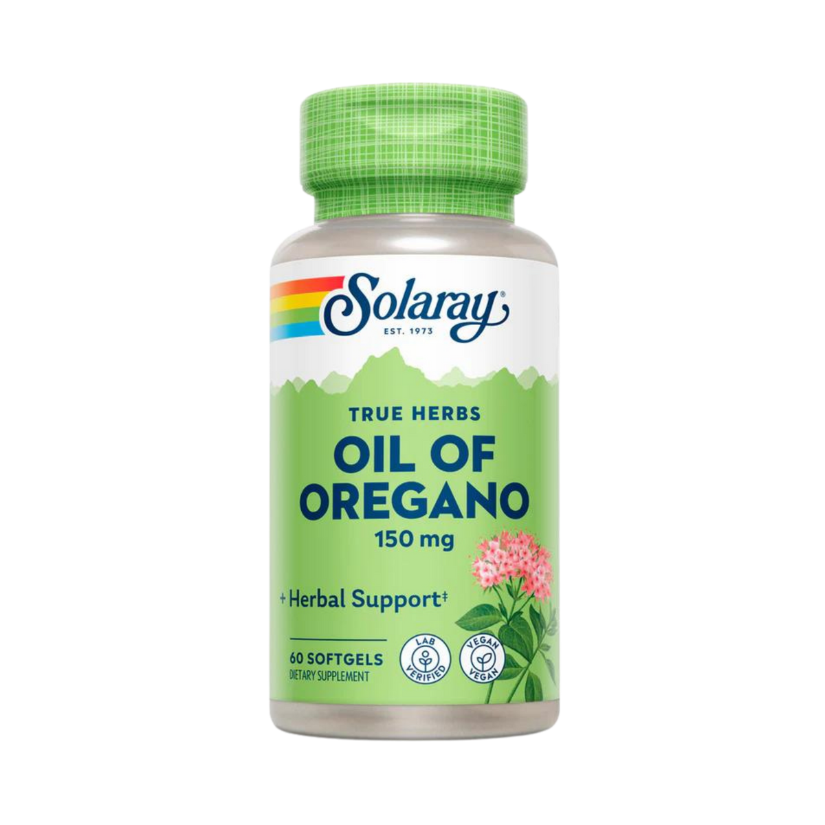 Solaray, Oil Of Oregano, 150 Mg, 60 Softgels