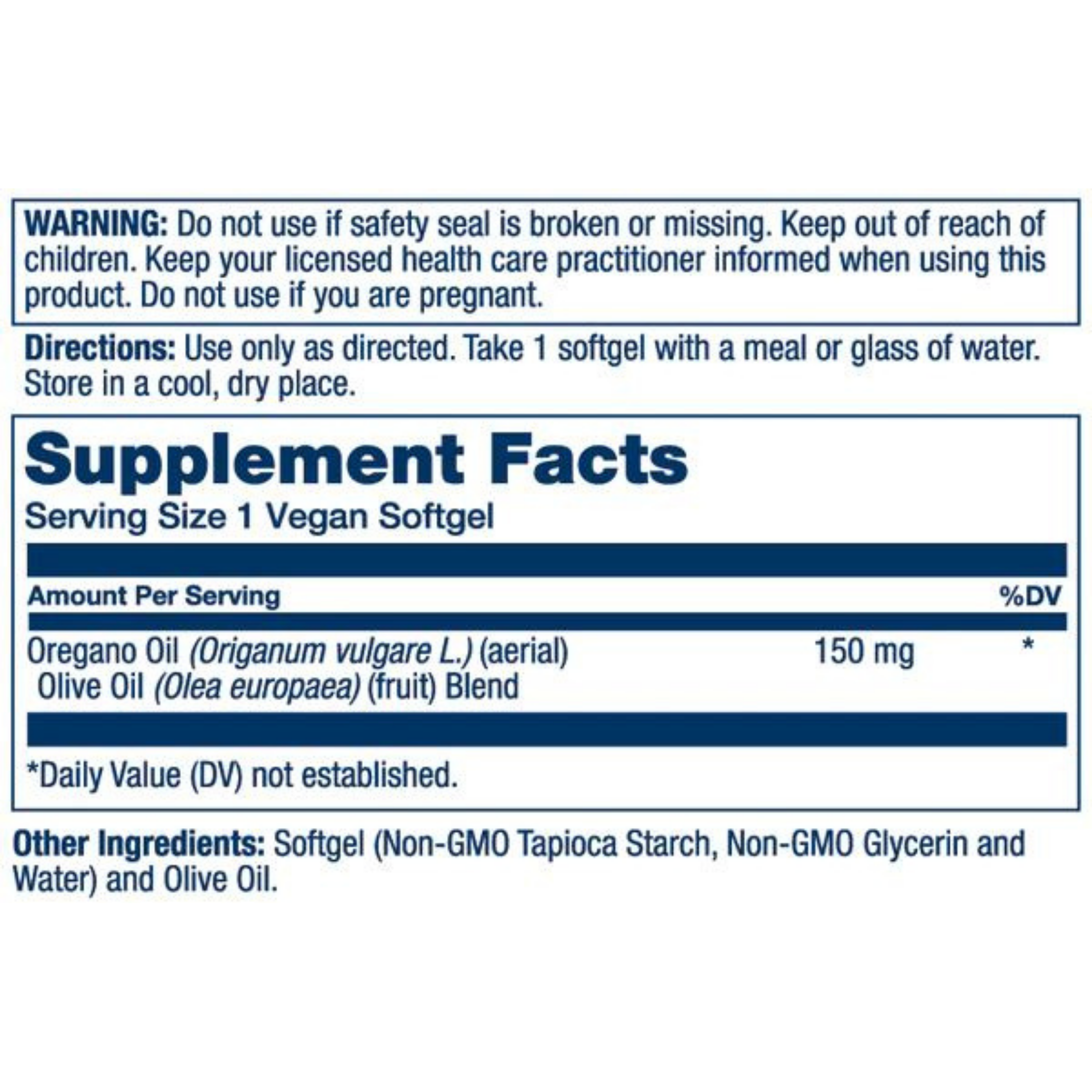 Solaray, Oil Of Oregano, 150 Mg, 60 Softgels