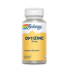 Solaray, Optizinc, 30 Mg, 60 Capsules