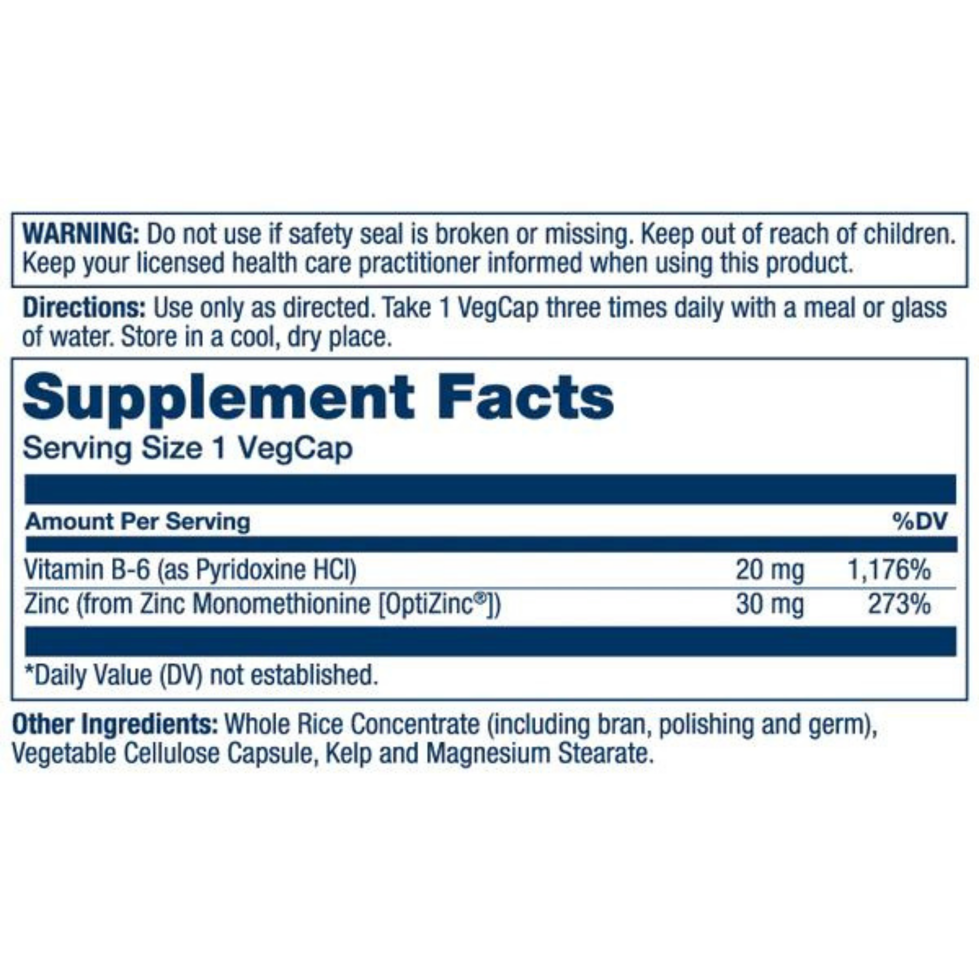 Solaray, Optizinc, 30 Mg, 60 Capsules