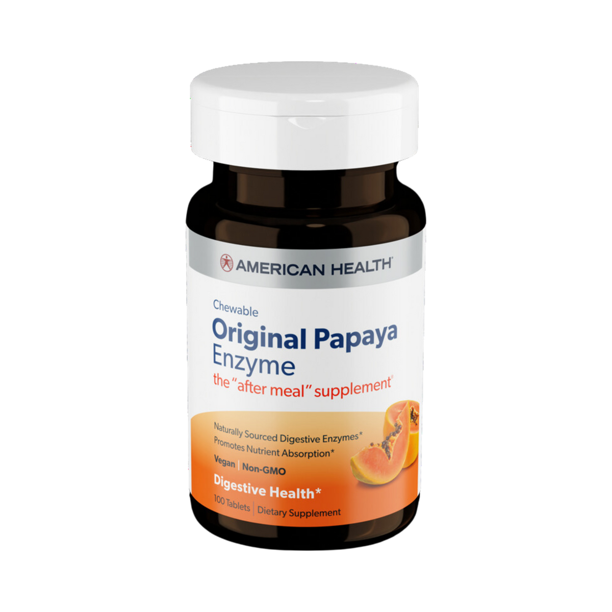 American Health, Original Papaya Enzyme, 100 Tablets