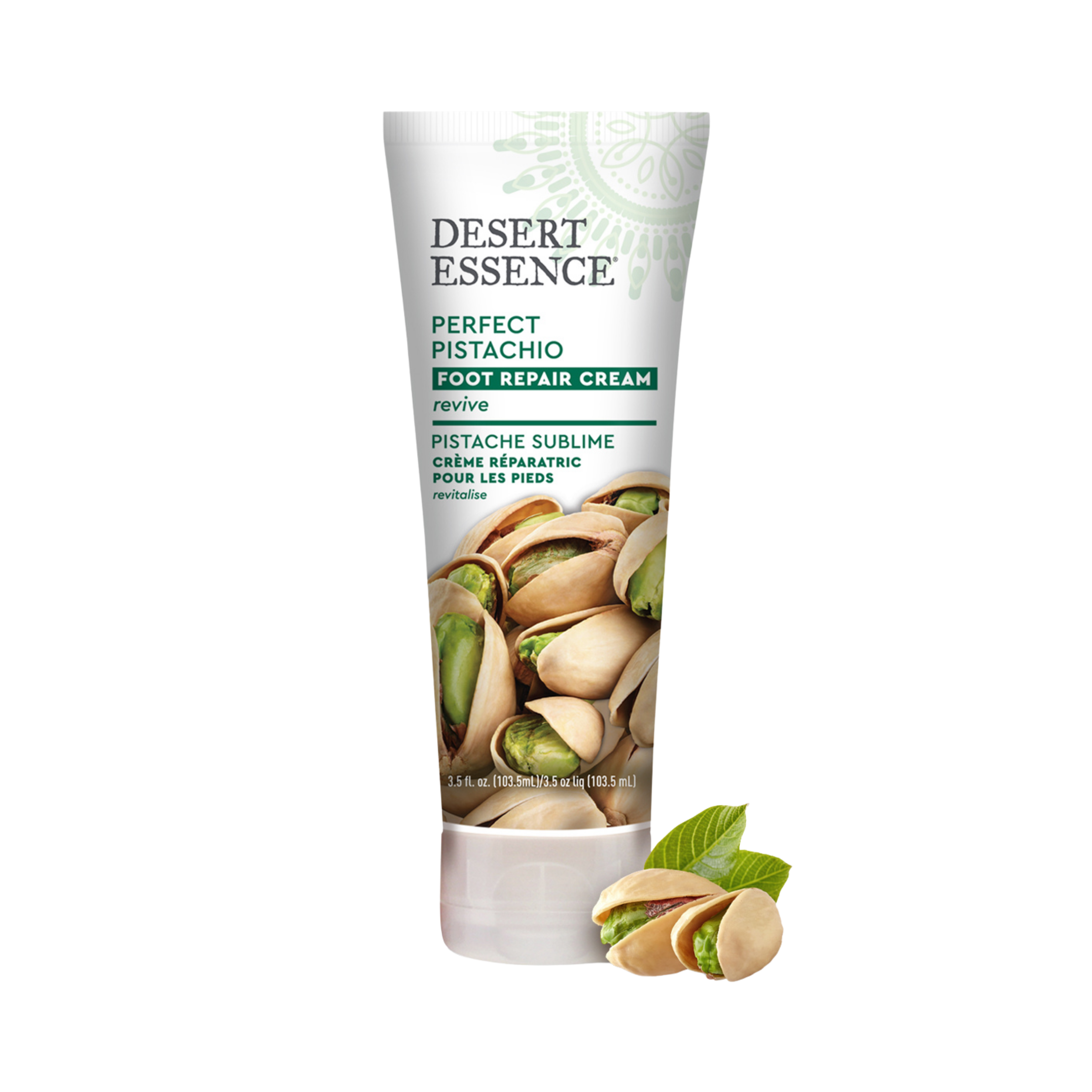 Desert Essence, Perfect Pistachio Foot Repair Cream, 3.5 Fl Oz