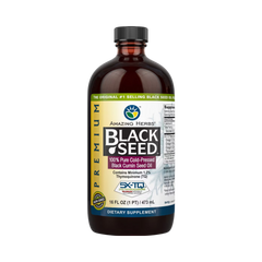 Amazing Herbs, Black Seed, 100% Pure Cold-Pressed Black Cumin Seed Oil, 16 Fl Oz