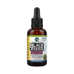 Amazing Herbs, Black Seed, 100% Pure Cold-Pressed Black Cumin Seed Oil, 1 Fl Oz