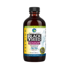 Amazing Herbs, Black Seed, 100% Pure Cold-Pressed Black Cumin Seed Oil, 8 Fl Oz