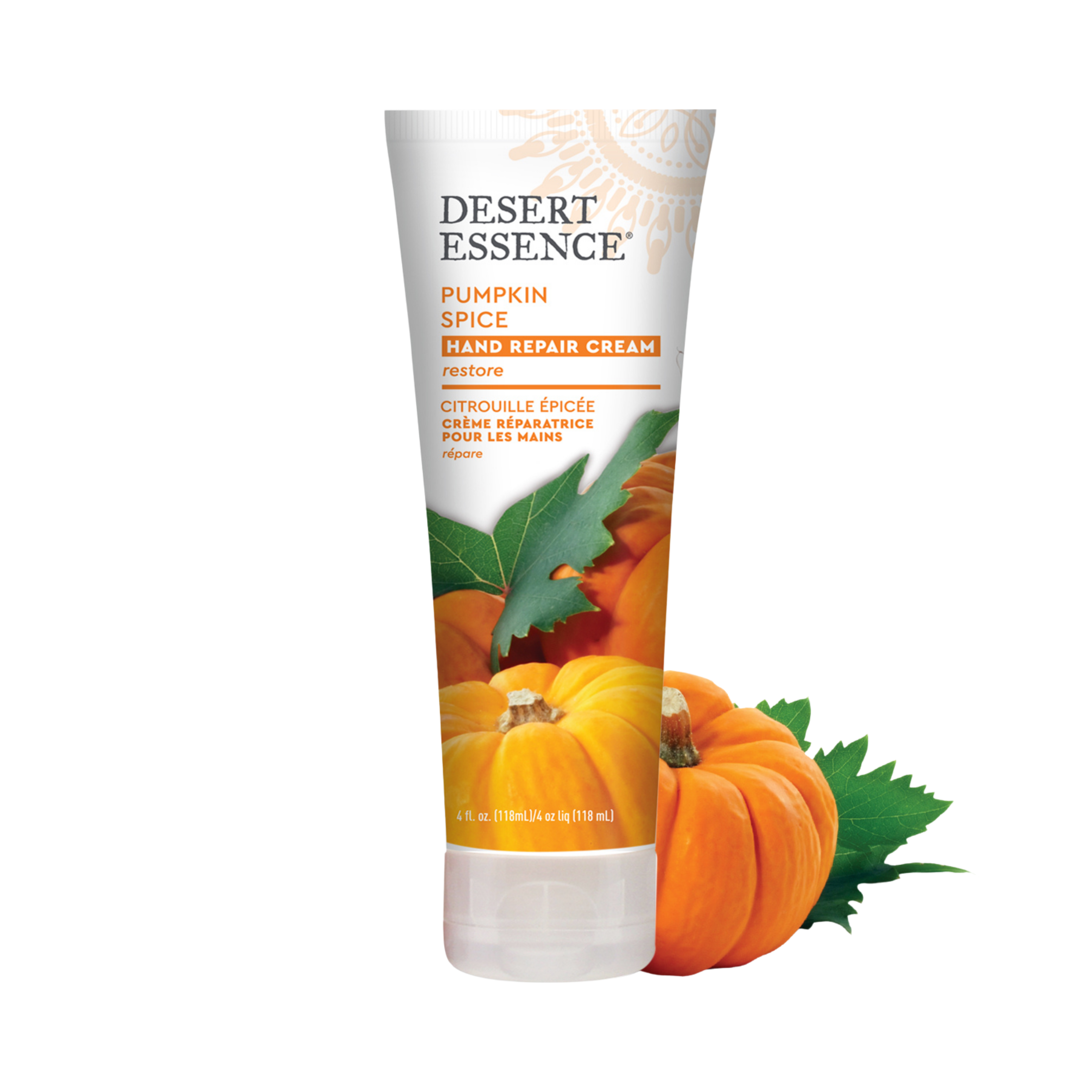 Desert Essence, Pumpkin Spice Hand Repair Cream, 4 Fl Oz