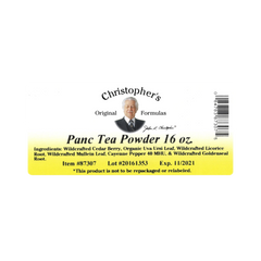 Christopher's Original Formulas, Pancreas Formula Panc Tea, Bulk 1 Lb Powder