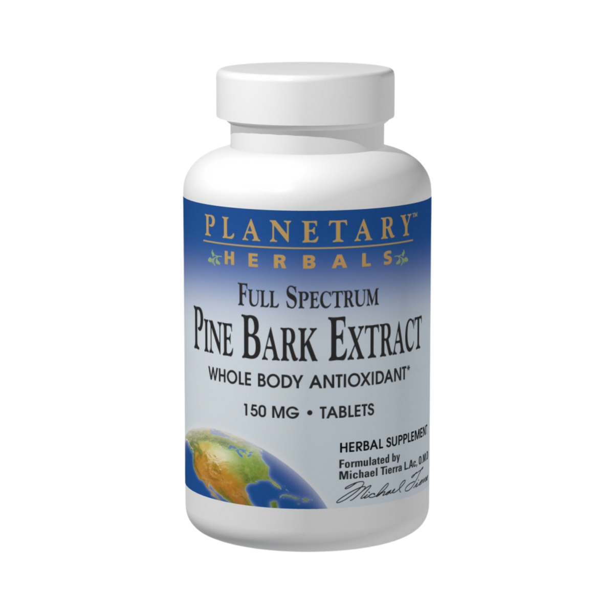 Planetary Herbals, Pine Bark Extract, Full Spectrum, 30 Tablets