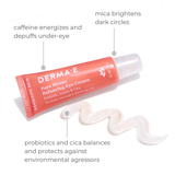 Derma E, Pure Biome Balancing Eye Cream, 0.5 Oz