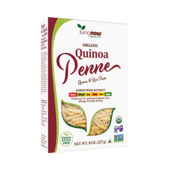 NOW Foods, Living Now, Organic Quinoa Penne, 8 Oz