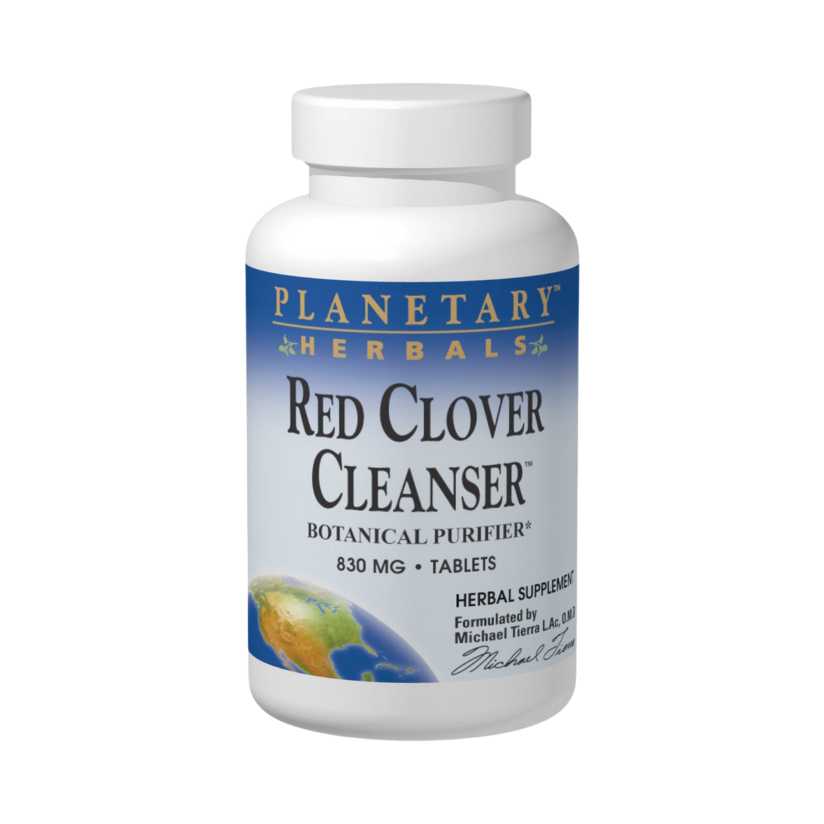 Planetary Herbals, Red Clover Cleanser, 150 Tablets