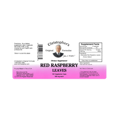 Christopher's Original Formulas, Red Raspberry Leaves, 100 Capsules