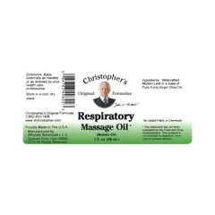 Christopher's Original Formulas, Respiratory Massage Oil, 2 Oz