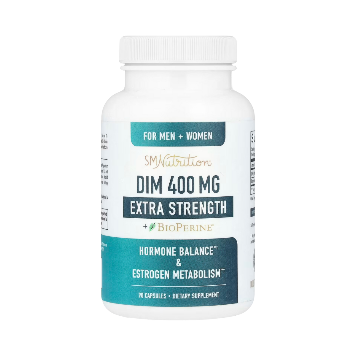 SMNutrition, DIM, Extra Strength, 400 Mg, 90 Capsules