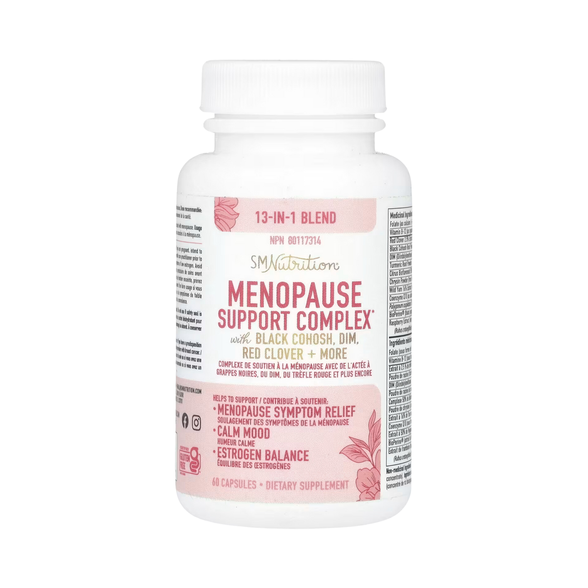 SMNutrition, Menopause Support Complex, 60 Capsules